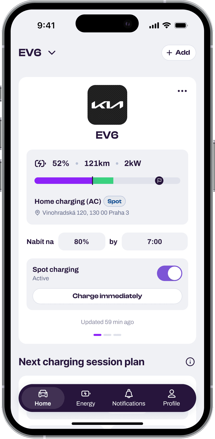 Wattiva app — trhové aukcie